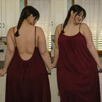 HONEYMOON BACKLESS CAMI DRESS