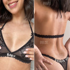 Personalized Strass Set (+ Strass Garter Belt)