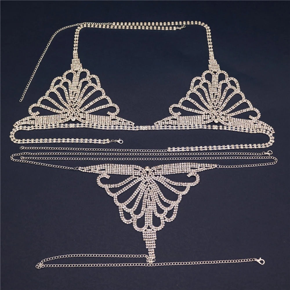 Kierstin - Strass Lingerie Set