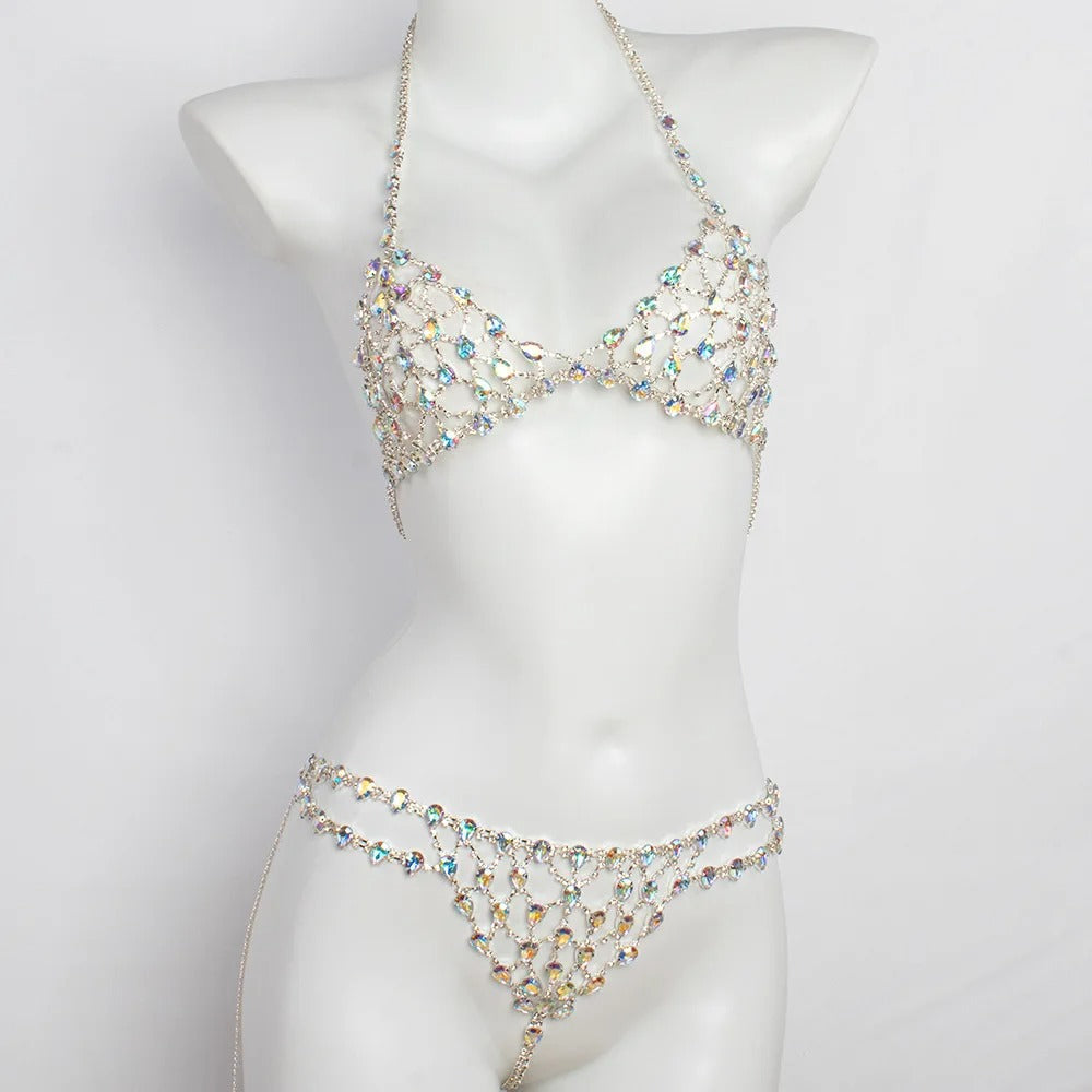 Krissy - Strass Lingerie Set