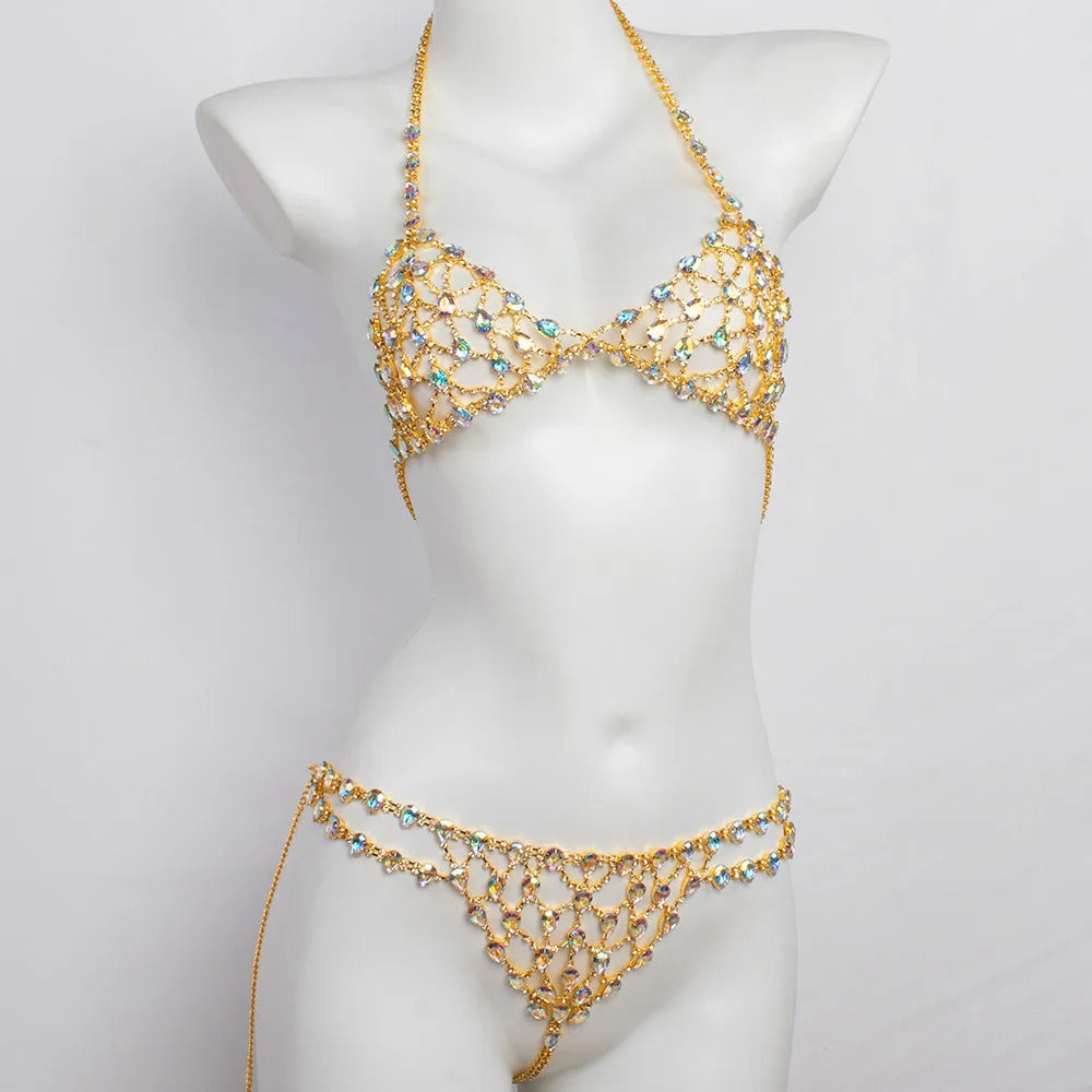 Krissy - Strass Lingerie Set